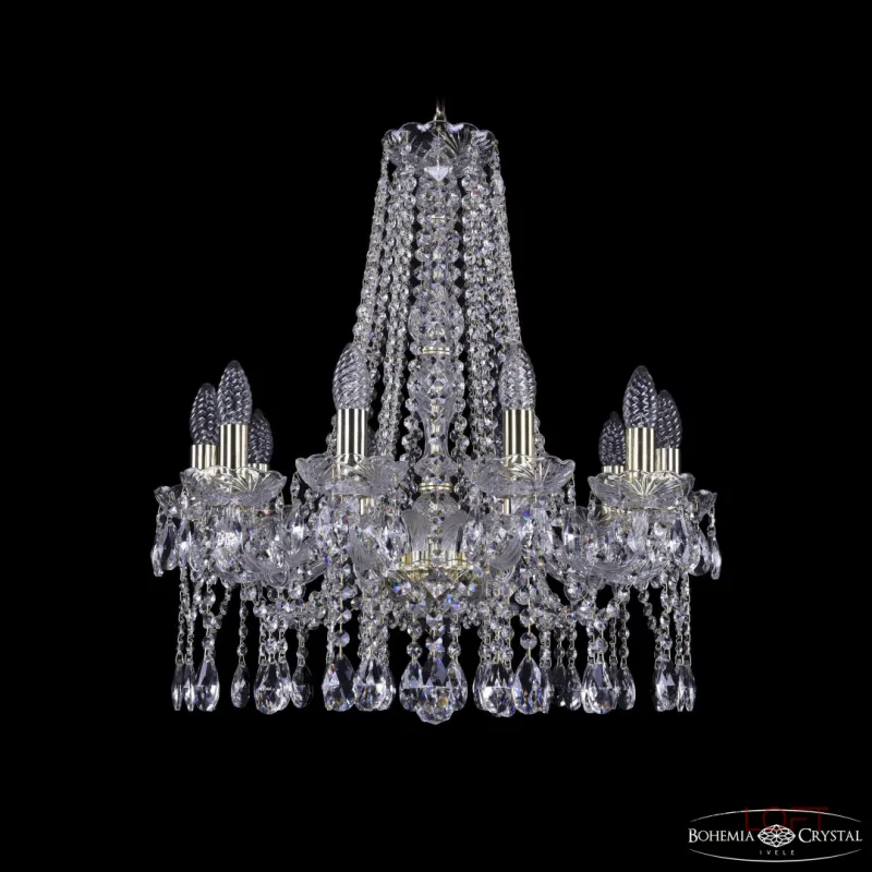 Подвесная люстра Bohemia Ivele Crystal 1413 1413/10/200/h-60 G