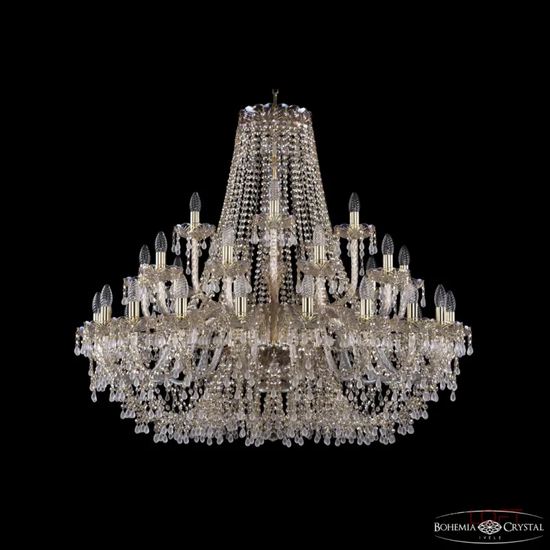 Подвесная люстра Bohemia Ivele Crystal 1410 1410/20+10+5/400 G V0300 M801 Подвесная люстра Bohemia Ivele Crystal 1410 1410/20+10+5/400 G V0300 M801