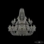 Подвесная люстра Bohemia Ivele Crystal 1409 1409/24+12+6/530/2d G