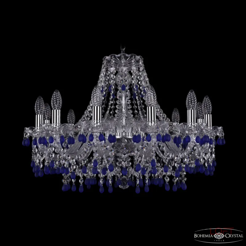 Подвесная люстра Bohemia Ivele Crystal 1410 1410/12/240 Ni V3001 Подвесная люстра Bohemia Ivele Crystal 1410 1410/12/240 Ni V3001