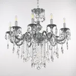 Подвесная люстра Bohemia Ivele Crystal AL7901 AL79101/10/250 B Ni