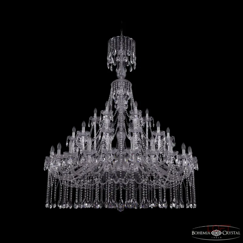 Подвесная люстра Bohemia Ivele Crystal 1413 1413/24+12+6/530/XL-176 Ni Подвесная люстра Bohemia Ivele Crystal 1413 1413/24+12+6/530/XL-176 Ni