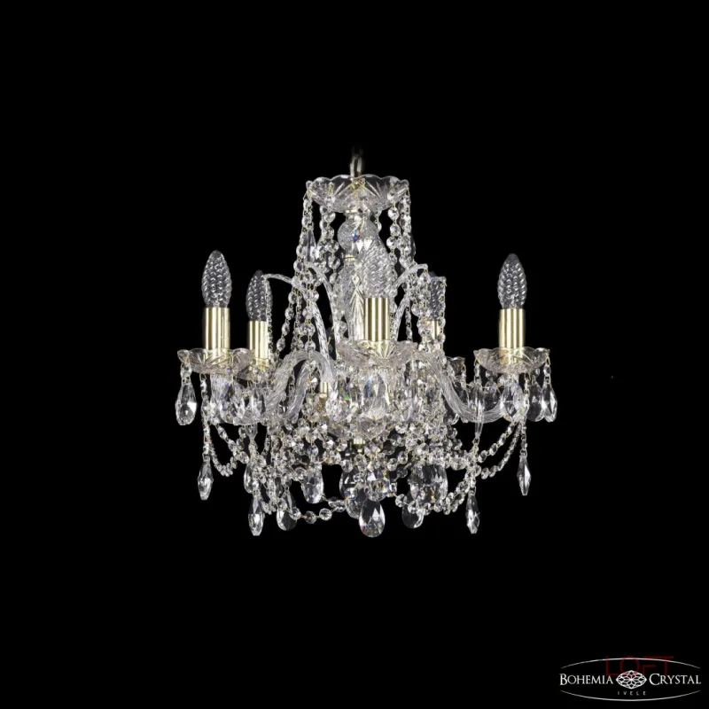 Подвесная люстра Bohemia Ivele Crystal 1411 1411/5/141 G