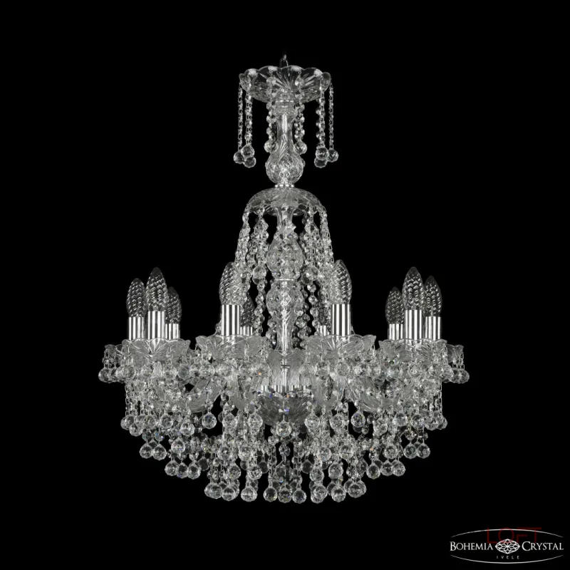 Подвесная люстра Bohemia Ivele Crystal 1409 1409/10/195/XL-67 Ni