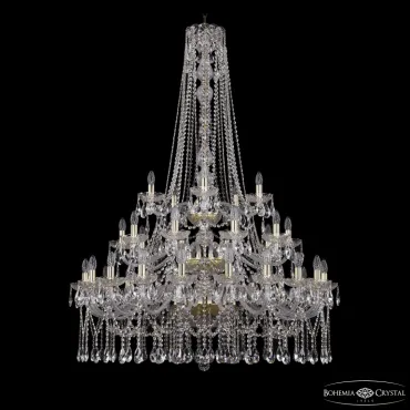 Подвесная люстра Bohemia Ivele Crystal 1413 1413/20+10+5/400/h-158/3d G