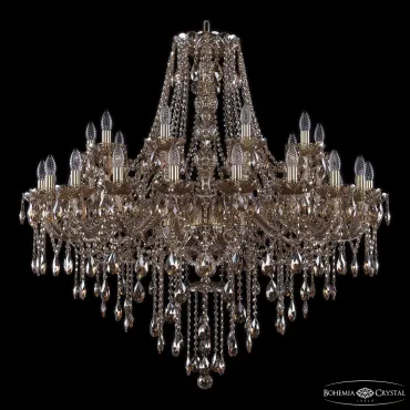 Подвесная люстра Bohemia Ivele Crystal 1415 1415/20+10/400 G M721