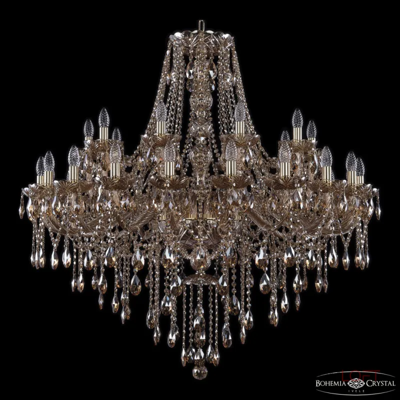 Подвесная люстра Bohemia Ivele Crystal 1415 1415/20+10/400 G M721 Подвесная люстра Bohemia Ivele Crystal 1415 1415/20+10/400 G M721