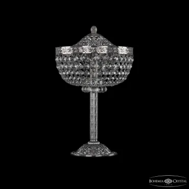 Настольная лампа Bohemia Ivele Crystal 1928 19281L6/25IV Ni Настольная лампа Bohemia Ivele Crystal 1928 19281L6/25IV Ni