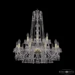 Подвесная люстра Bohemia Ivele Crystal 1409 1409/10+5/240/h-77 G