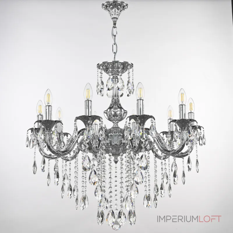 Подвесная люстра Bohemia Ivele Crystal AL7901 AL79101/10/250 B Ni