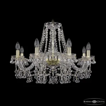 Подвесная люстра Bohemia Ivele Crystal 1409 1409/8/240 G