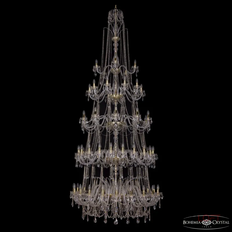 Подвесная люстра Bohemia Ivele Crystal 1411 1411/20+20+10+10+5/460/5d G Подвесная люстра Bohemia Ivele Crystal 1411 1411/20+20+10+10+5/460/5d G