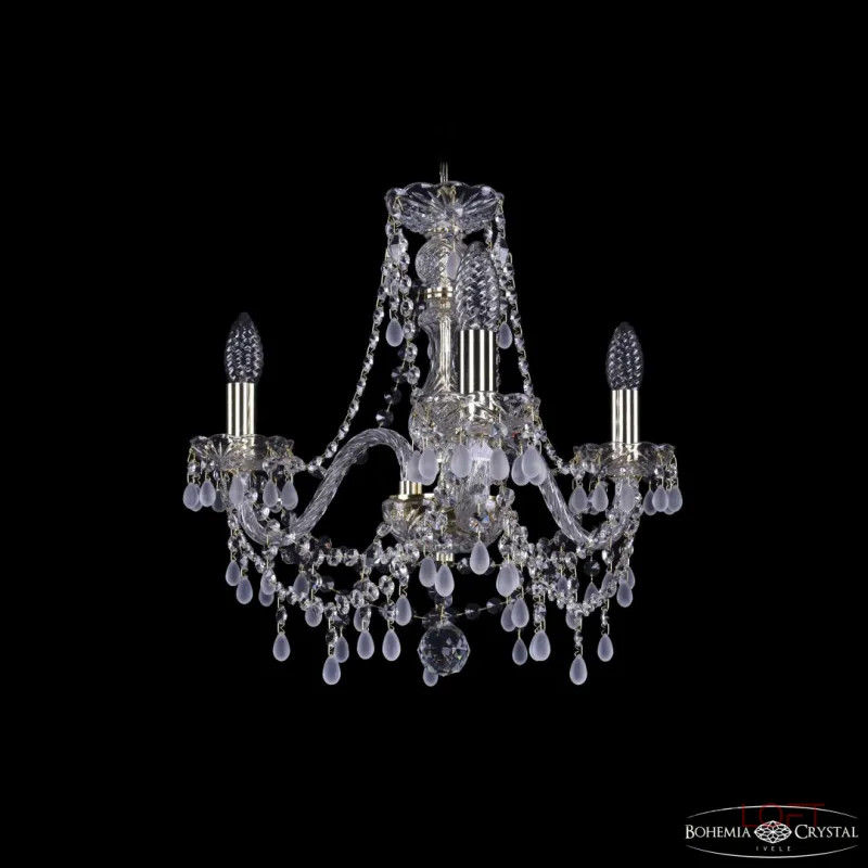 Подвесная люстра Bohemia Ivele Crystal 1410 1410/3/160 G V0300 Подвесная люстра Bohemia Ivele Crystal 1410 1410/3/160 G V0300
