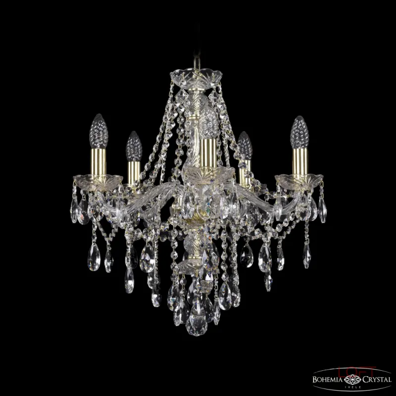 Подвесная люстра Bohemia Ivele Crystal 1415 1415/5/165 G