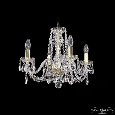 Подвесная люстра Bohemia Ivele Crystal 1402 1402/4/160 G