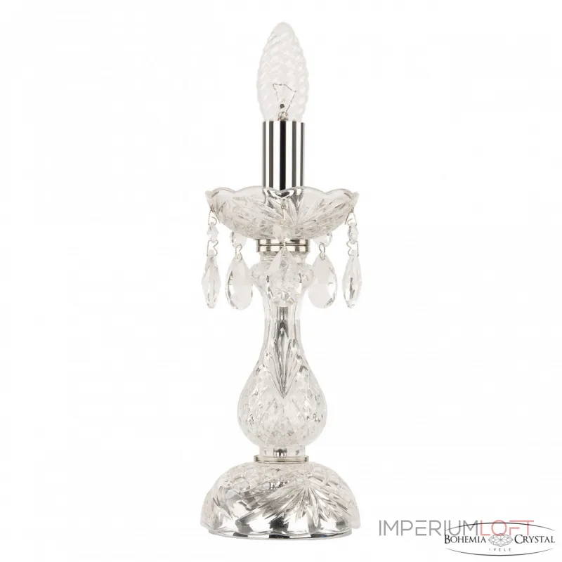 Настольная лампа Bohemia Ivele Crystal 105 105L/1-27 Ni
