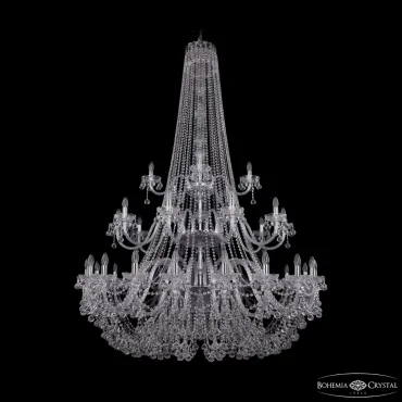 Подвесная люстра Bohemia Ivele Crystal 1409 1409/20+10+5/530/h-203/3d Ni