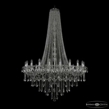 Подвесная люстра Bohemia Ivele Crystal 1415 1415/20/400/h-173 Ni