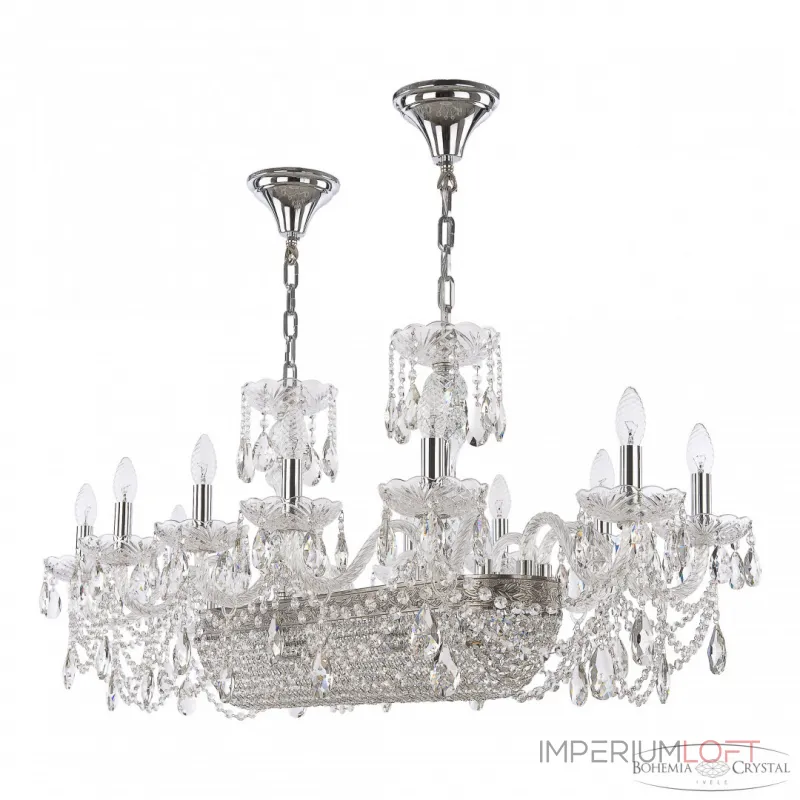 Подвесная люстра Bohemia Ivele Crystal 1453 1453/12/195/800 Ni Подвесная люстра Bohemia Ivele Crystal 1453 1453/12/195/800 Ni