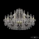 Подвесная люстра Bohemia Ivele Crystal 1409 1409/12+6/300 G