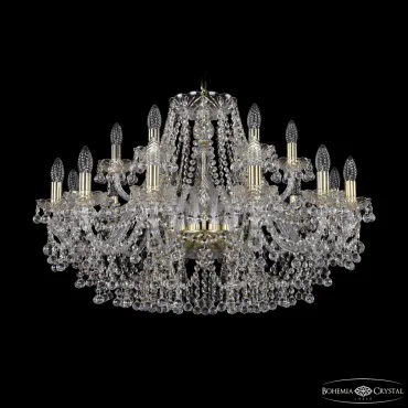 Подвесная люстра Bohemia Ivele Crystal 1409 1409/12+6/300 G Подвесная люстра Bohemia Ivele Crystal 1409 1409/12+6/300 G