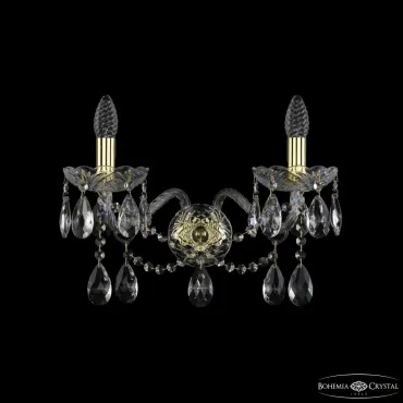 Бра Bohemia Ivele Crystal 1413 1413B/2/200/XL G Бра Bohemia Ivele Crystal 1413 1413B/2/200/XL G