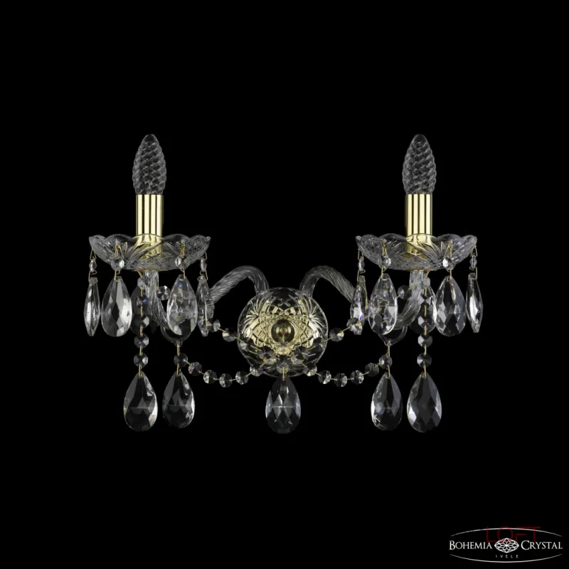 Бра Bohemia Ivele Crystal 1413 1413B/2/200/XL G Бра Bohemia Ivele Crystal 1413 1413B/2/200/XL G