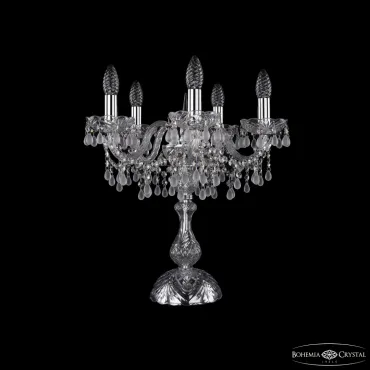 Настольная лампа Bohemia Ivele Crystal 1410 1410L/5/141-47 Ni V0300