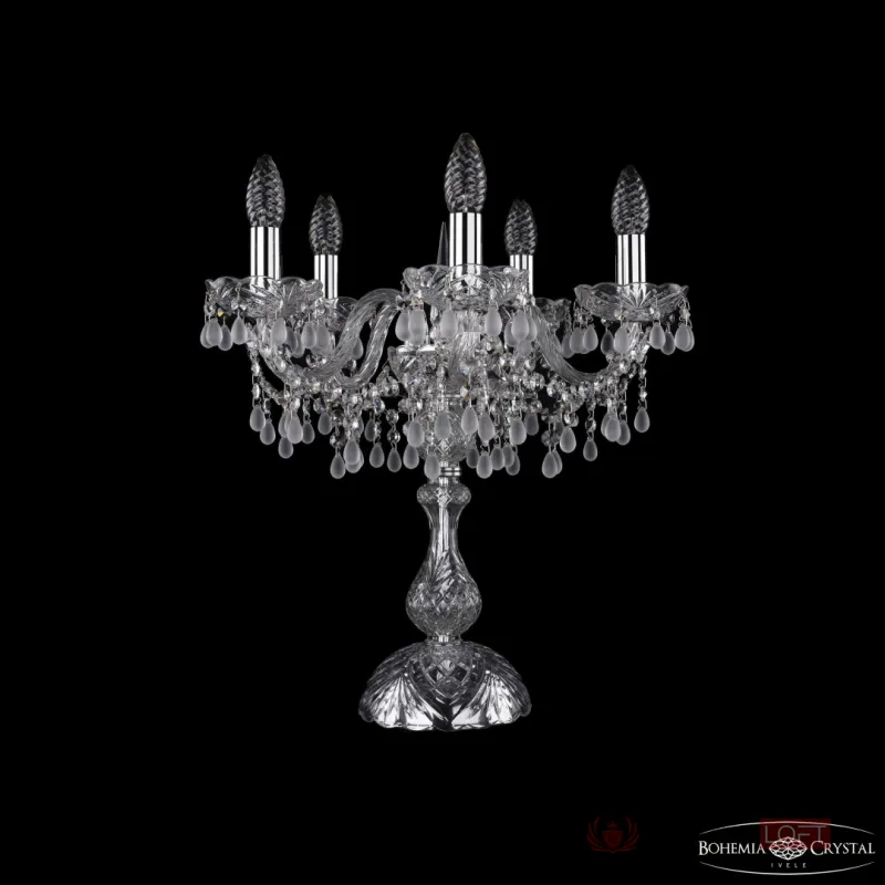 Настольная лампа Bohemia Ivele Crystal 1410 1410L/5/141-47 Ni V0300 от ImperiumLoft