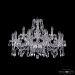 Подвесная люстра Bohemia Ivele Crystal 1413 1413/10+5/300 Ni