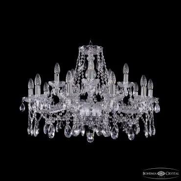 Подвесная люстра Bohemia Ivele Crystal 1413 1413/10+5/300 Ni Подвесная люстра Bohemia Ivele Crystal 1413 1413/10+5/300 Ni
