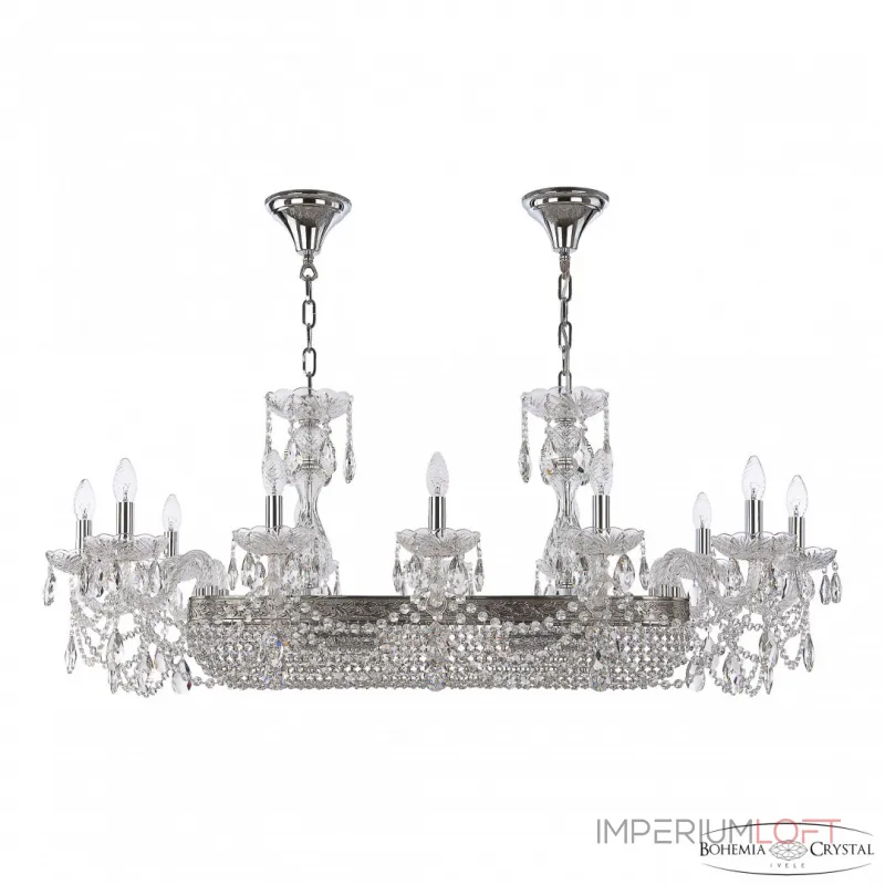 Подвесная люстра Bohemia Ivele Crystal 1453 1453/12/195/800 Ni Подвесная люстра Bohemia Ivele Crystal 1453 1453/12/195/800 Ni