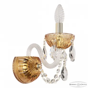 Бра Bohemia Ivele Crystal 5402 5402B/1/141 G Amber/M-1G Бра Bohemia Ivele Crystal 5402 5402B/1/141 G Amber/M-1G