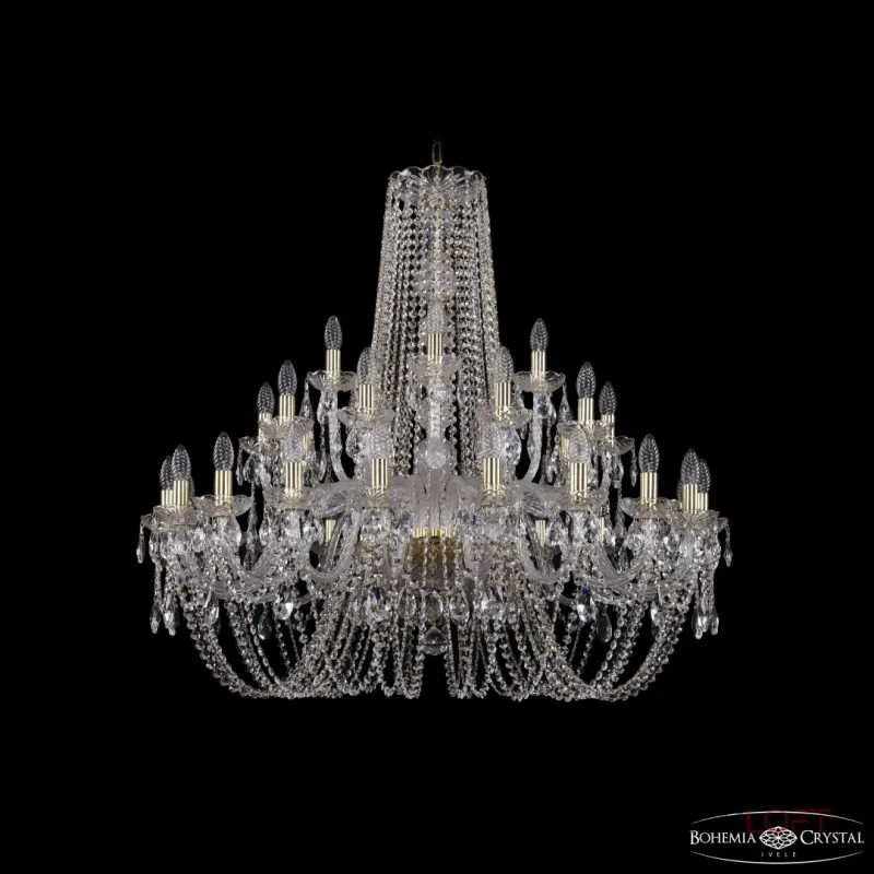 Подвесная люстра Bohemia Ivele Crystal 1402 1402/20+10+5/360 G