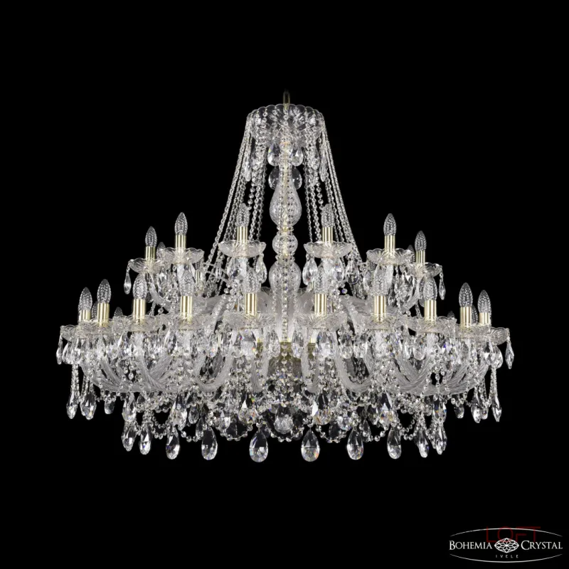 Подвесная люстра Bohemia Ivele Crystal 1411 1411/24+12/460 G Подвесная люстра Bohemia Ivele Crystal 1411 1411/24+12/460 G