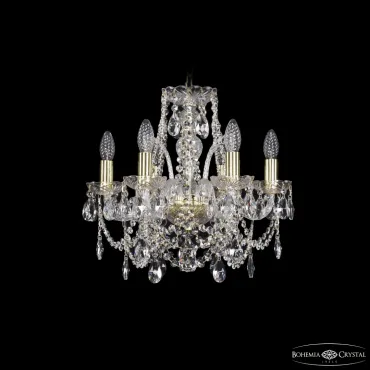 Подвесная люстра Bohemia Ivele Crystal 1411 1411/6/141 G