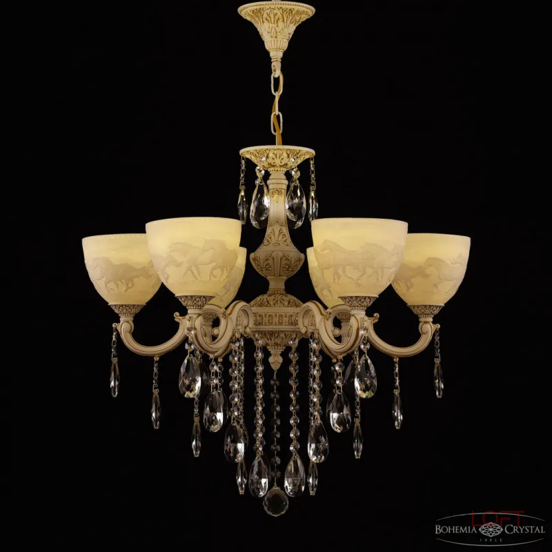 Подвесная люстра Bohemia Ivele Crystal AL7801 AL78101/6/175 B WMG P1 U Horse