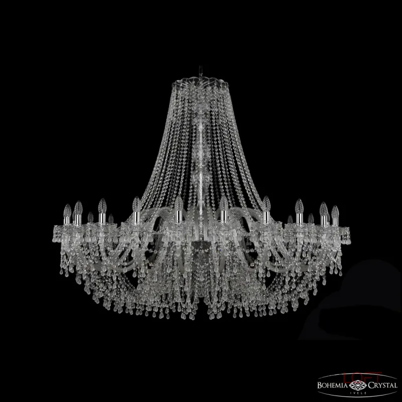 Подвесная люстра Bohemia Ivele Crystal 1410 1410/24/530 Ni V0300 Подвесная люстра Bohemia Ivele Crystal 1410 1410/24/530 Ni V0300