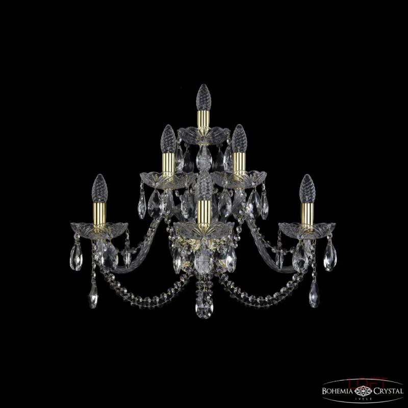 Бра Bohemia Ivele Crystal 1402 1402B/3+2+1/240/XL G