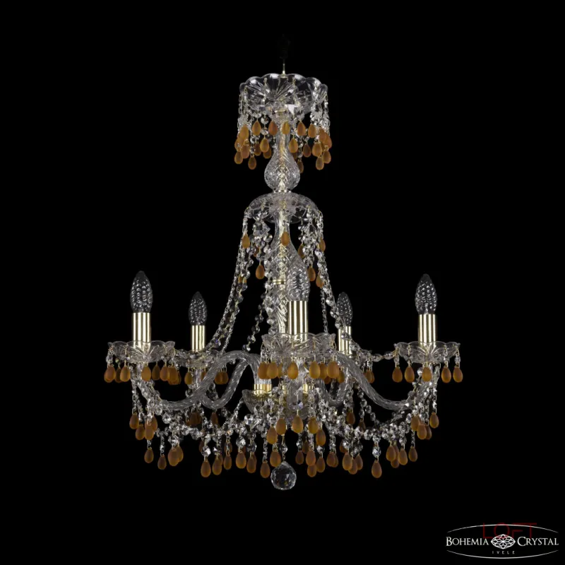 Подвесная люстра Bohemia Ivele Crystal 1410 1410/5/195/XL-66 G V1003 Подвесная люстра Bohemia Ivele Crystal 1410 1410/5/195/XL-66 G V1003