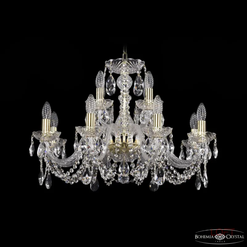 Подвесная люстра Bohemia Ivele Crystal 1402 1402/8+4/240 G