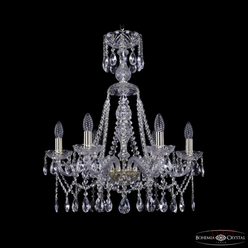 Подвесная люстра Bohemia Ivele Crystal 1413 1413/6/200/XL-66 G