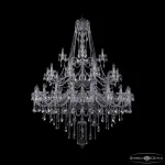 Подвесная люстра Bohemia Ivele Crystal 1415 1415/20+10+5/530/3d Ni