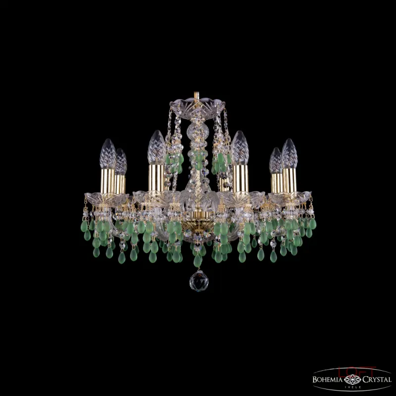 Подвесная люстра Bohemia Ivele Crystal 1410 1410/8/160 G V5001