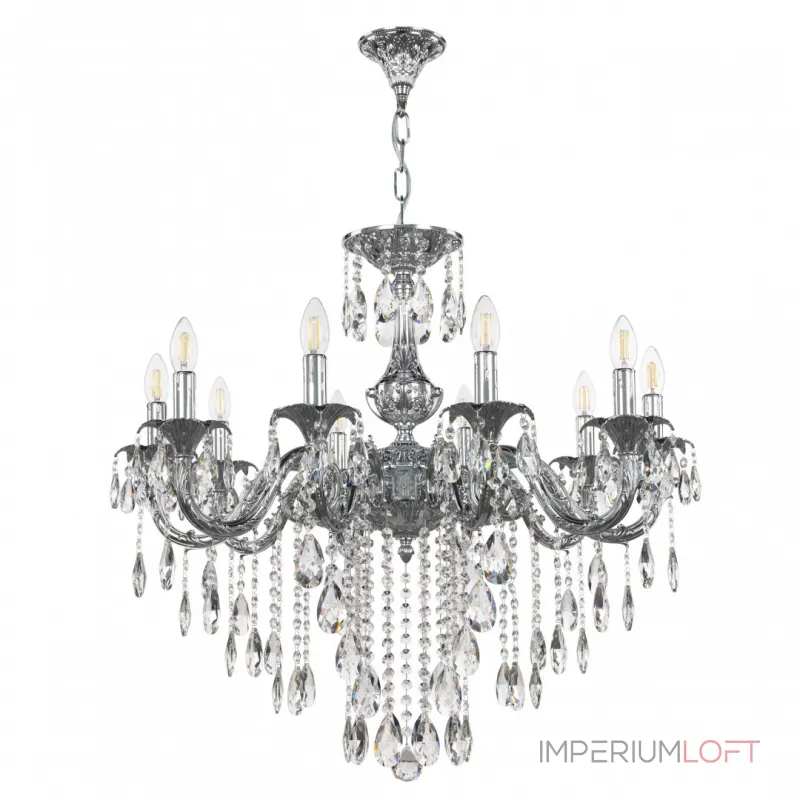 Подвесная люстра Bohemia Ivele Crystal AL7901 AL79101/10/250 B Ni