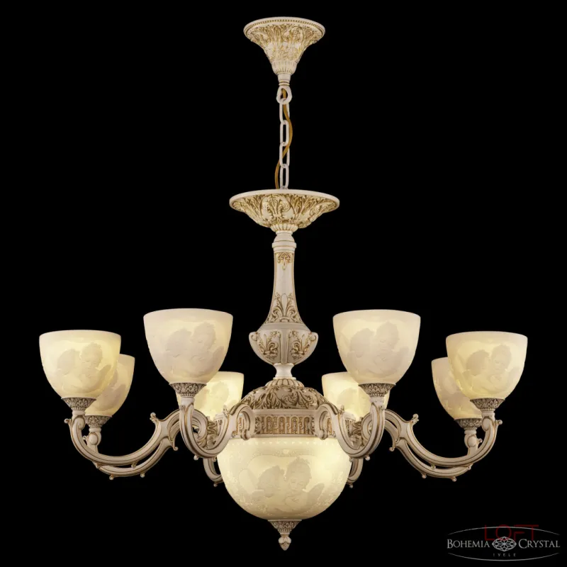 Подвесная люстра Bohemia Ivele Crystal AL7801 AL78101P/8/250 WMG P1 U Angel