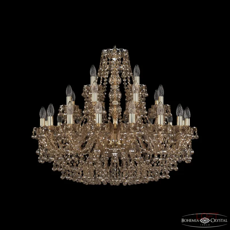 Подвесная люстра Bohemia Ivele Crystal 1409 1409/16+8+4/300 G M721 Подвесная люстра Bohemia Ivele Crystal 1409 1409/16+8+4/300 G M721