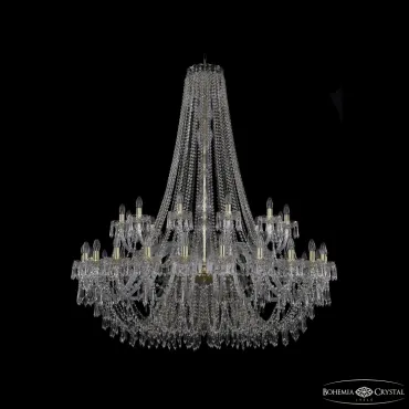 Подвесная люстра Bohemia Ivele Crystal 1403 1403/24+12/530/h-160 G