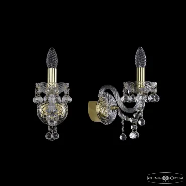 Бра Bohemia Ivele Crystal 1409 1409B/1/141 G Бра Bohemia Ivele Crystal 1409 1409B/1/141 G