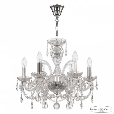 Подвесная люстра Bohemia Ivele Crystal 105 105/6/165 Ni Подвесная люстра Bohemia Ivele Crystal 105 105/6/165 Ni